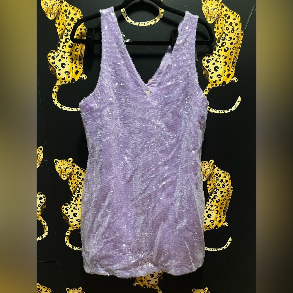 A New Day Purple Sequin Dress